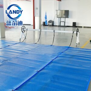Solar Cover Blanket System for Inground Pool