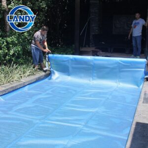 Round floating solar bubble cover for above ground swimming pool